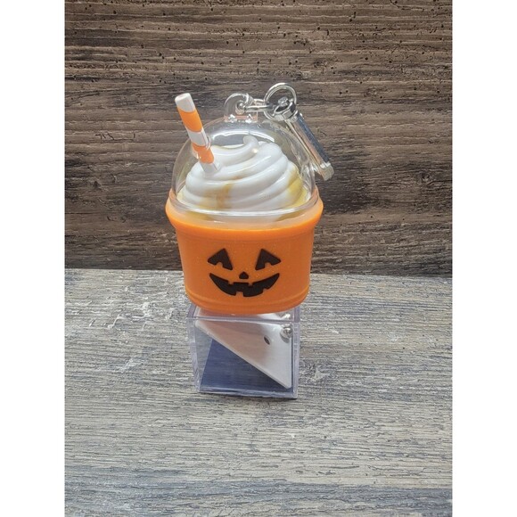 BATH & BODY WORKS PUMPKIN MILKSHAKE FRAPPE BAC HOLDER NWOT - Picture 1 of 4